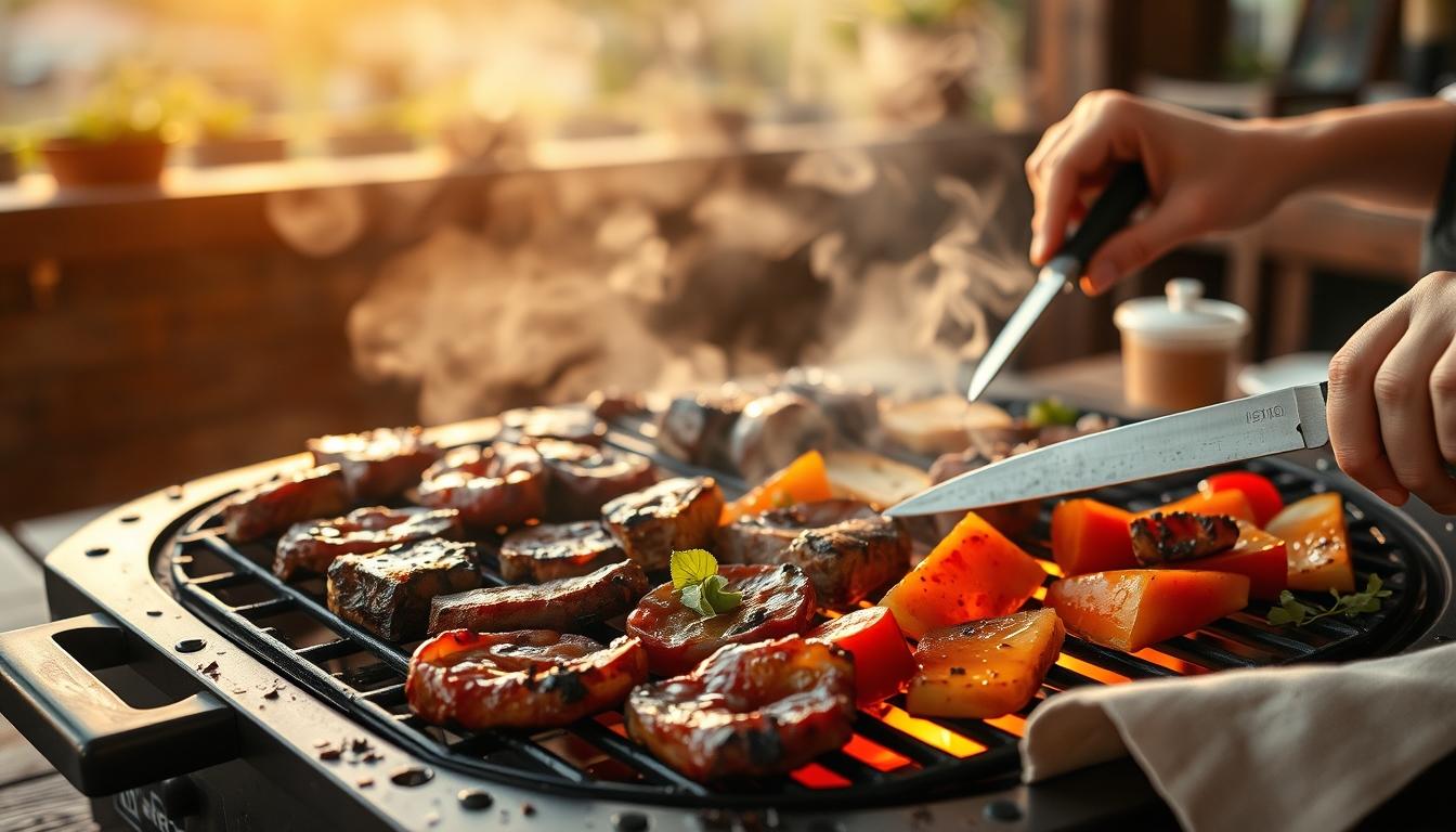 Quick weeknight dinner prepared in a home kitchen